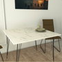 Hanah Home Sandalf Square - Marmo Blanco y Negro
